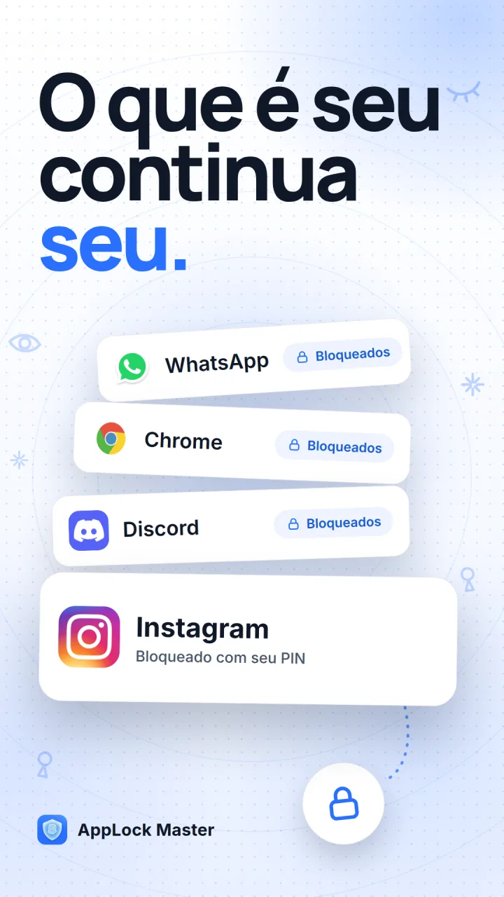 WhatsApp, Chrome, Discord e Instagram, todos bloqueados