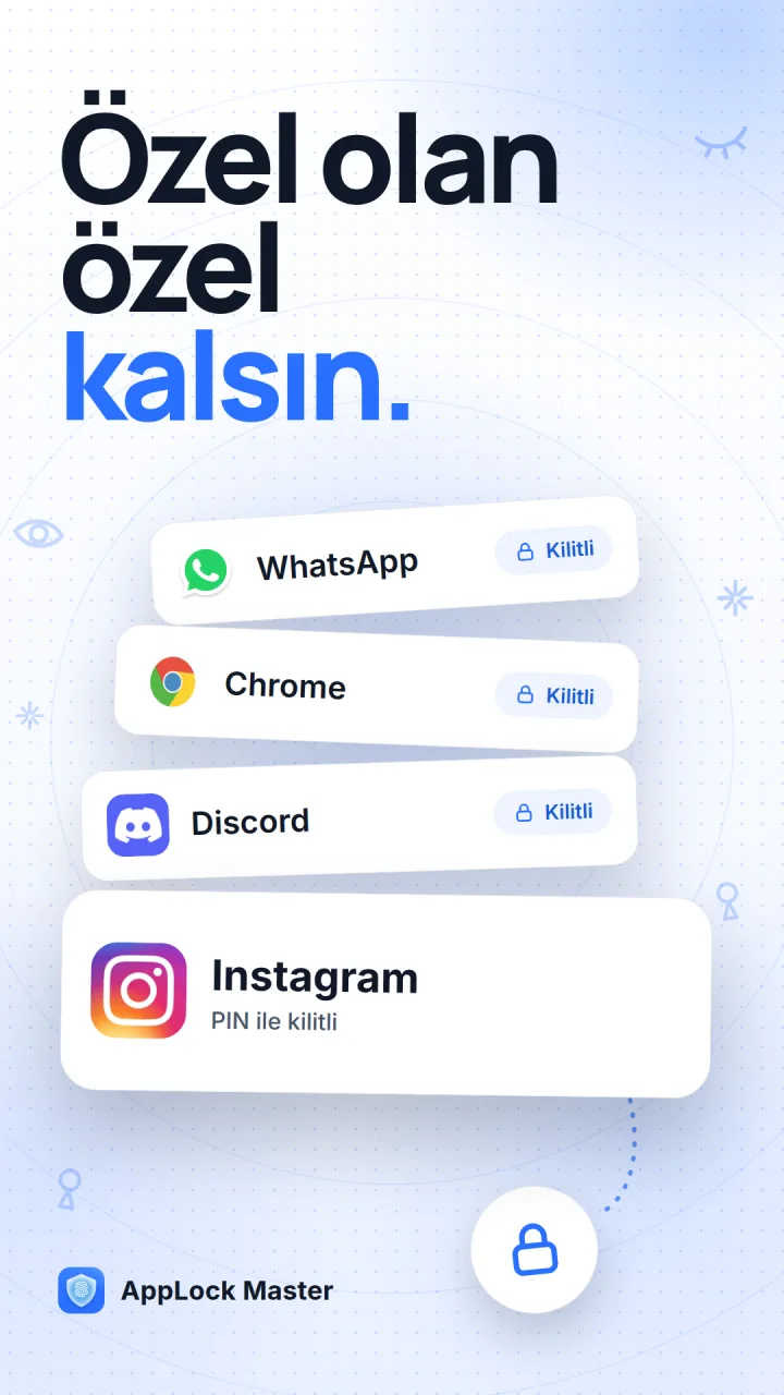 WhatsApp, Chrome, Discord ve Instagram, hepsi kilitli